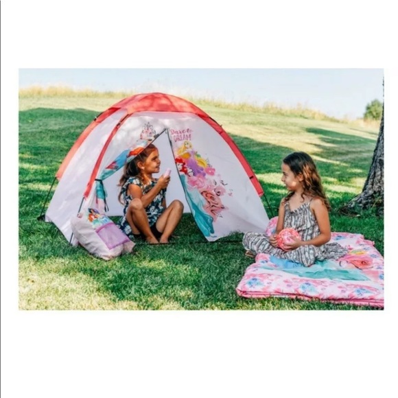 Disney Princess Kid's Unisex 4-Piece Sling Kit, Ages 4+, Multi-Color, Dome Tent, - Picture 3 of 5